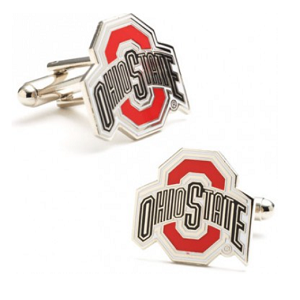 Sterling Ohio State University Buckeyes Cufflinks